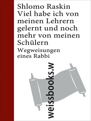 cover image of Viel habe ich von meinen Lehrern gelernt und noch mehr von meinen Schülern